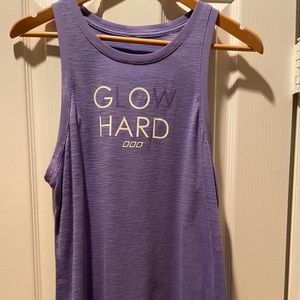 Lavender exercise tank top